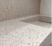 MEGANITE SOLID SURFACE ACRYLIC SHELL MOSAIC