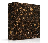 MEGANITE SOLID SURFACE ACRYLIC GOLDRUSH GEMSTONE