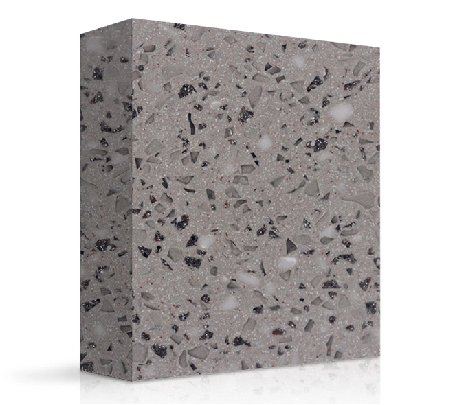 MEGANITE SOLID SURFACE ACRYLIC BARNEY'S RUBBLE MEGANITE SOLID SURFACE ACRYLIC BARNEY'S RUBBLE