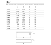 TIRADOR MUEBLE ROR 701 TIRADOR MUEBLE ROR 701