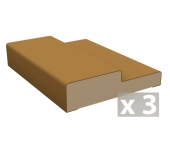 PACK 3 TIRES BATENT MDF CRU HIDRÒFUG G47