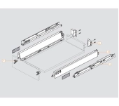PERFIL TANDEMBOX ANTARO 378M4002SA DERECHA PERFIL TANDEMBOX ANTARO 378M4002SA DERECHA