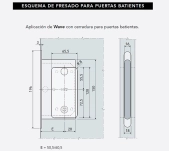 MANILLA BATIENTE AGB WAVE CONDENA MANILLA BATIENTE AGB WAVE CONDENA
