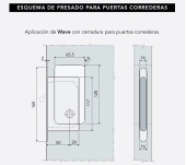 MANILLA CORREDERA AGB WAVE CILINDRO MANILLA CORREDERA AGB WAVE CILINDRO