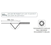 ACCESORIOS SAHECO SF-A88D PLEGABLE 2 HOJAS ACCESORIOS SAHECO SF-A88D PLEGABLE 2 HOJAS