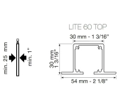 PERFIL GUÍA PLADUR KLEIN TOP LITE 60 PERFIL GUÍA PLADUR KLEIN TOP LITE 60