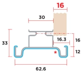 PERFIL GOLA VERTICAL INTERMIG PERFIL GOLA VERTICAL INTERMIG