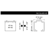 PERFIL GUÍA KLEIN NK-45/50 PERFIL GUÍA KLEIN NK-45/50