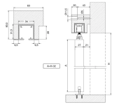 KIT PUERTA CORREDERA SAHECO SF-P70 READY KIT PUERTA CORREDERA SAHECO SF-P70 READY