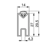 BARRA RECTANGULAR ARMARIO ZERO BARRA RECTANGULAR ARMARIO ZERO