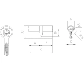 CILINDRO SEGURIDAD MCM SCXDE CILINDRO SEGURIDAD MCM SCXDE