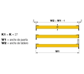 KIT TIRADORES ESSENCE SIMÉTRICOS 2 PUERTAS KIT TIRADORES ESSENCE SIMÉTRICOS 2 PUERTAS