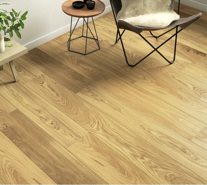 PARQUET ROBLE PREMIUM 1 LAMA CEPILLADO SUAVE