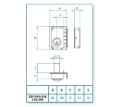 PANY JIS SANSON 240 CILINDRE FIX DRETA PANY JIS SANSON 240 CILINDRE FIX DRETA