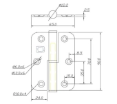 PERN PALA JUNTA 115 INOX PR ESQUERRA