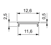 PERFIL DIFUSOR LLUMS LED LYNX W PERFIL DIFUSOR LLUMS LED LYNX W