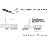 CONECTOR INVISIBLE PEANUT® 2 SHORT CONECTOR INVISIBLE PEANUT® 2 SHORT