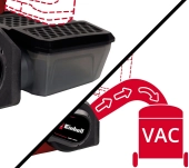 LIJADORA DE BANDA EINHELL TP-BS 18/457 SOLO S/BAT LIJADORA DE BANDA EINHELL TP-BS 18/457 SOLO S/BAT
