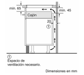 VITROCERÁMICA INDUCCIÓN BALAY 3EB865ERS 3 ZONAS VITROCERÁMICA INDUCCIÓN BALAY 3EB865ERS 3 ZONAS