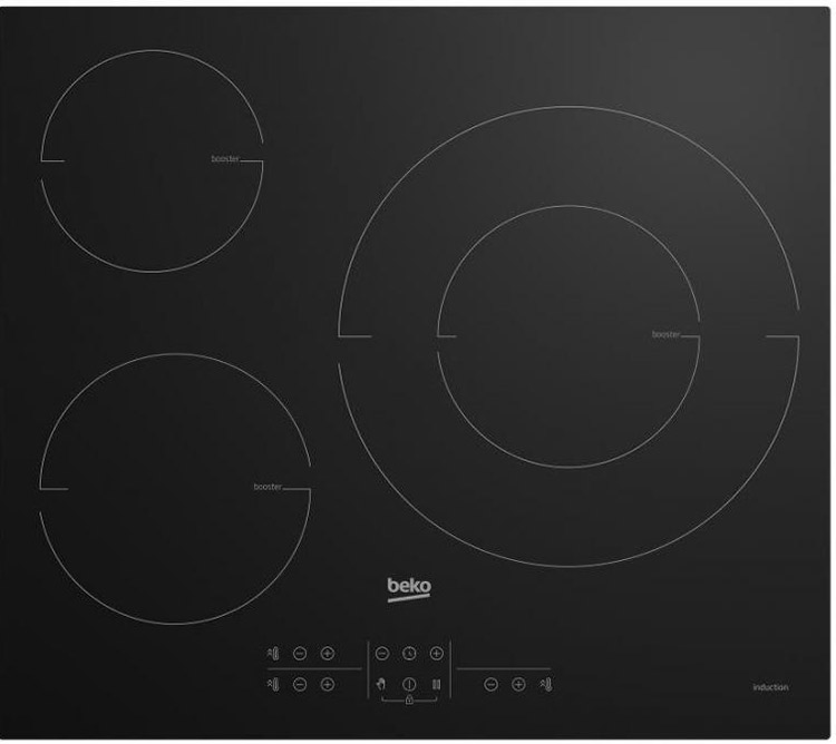VITROCERÁMICA INDUCCIÓN BEKO HII63205MT 3 ZONAS