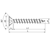 TORNILLO CABEZA PLANA SPAX T20 (200UN) TORNILLO CABEZA PLANA SPAX T20 (200UN)