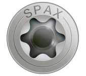 TORNILLO CABEZA PLANA SPAX T20 (100UN)