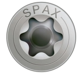 TORNILLO CABEZA PLANA SPAX T20 (200UN)