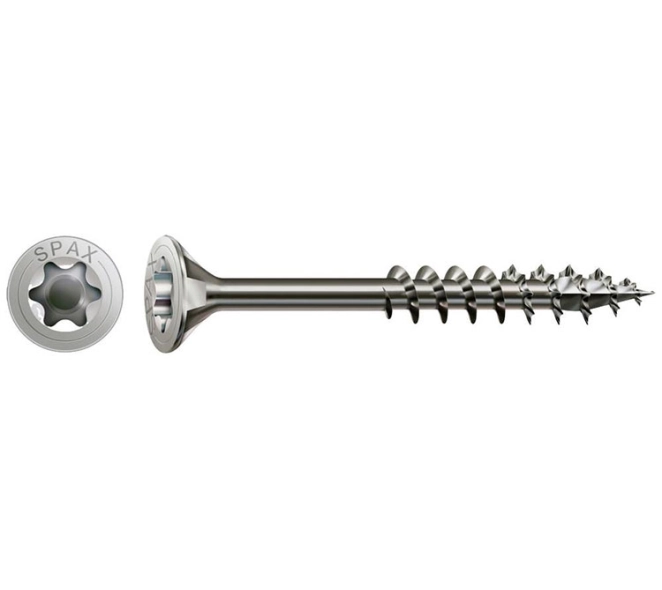 TORNILLO CABEZA PLANA SPAX T20 (100UN) TORNILLO CABEZA PLANA SPAX T20 (100UN)