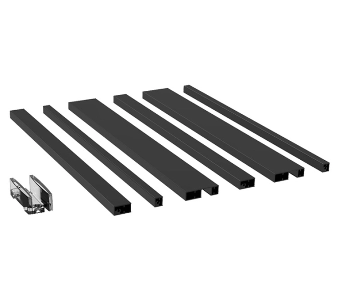 CONJUNT PERFILS PERIMETRALS PORTA CORREDISSA FRAME