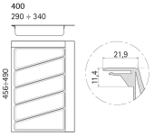 COBERTER PLÀSTIC S76 M-40