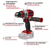 ATORNILLADOR PERCUTOR EINHELL TP CD 18/80 2 BAT ATORNILLADOR PERCUTOR EINHELL TP CD 18/80 2 BAT