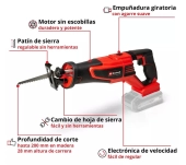 SIERRA SABLE EINHELL TP-AP 18/28 2 BAT SIERRA SABLE EINHELL TP-AP 18/28 2 BAT