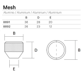 POMO MUEBLE MESH 889