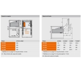 MECANISMO AVENTOS HL TOP 22L2500 MECANISMO AVENTOS HL TOP 22L2500