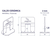 SOPORTE SEPARCIÓN CLASSIC PEYGRAN (100UN) SOPORTE SEPARCIÓN CLASSIC PEYGRAN (100UN)
