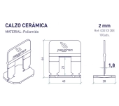 SOPORTE SEPARCIÓN CLASSIC PEYGRAN (100UN) SOPORTE SEPARCIÓN CLASSIC PEYGRAN (100UN)