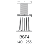 SOPORTE PAVIMENTO PLOT PEYGRAN BSP4 SOPORTE PAVIMENTO PLOT PEYGRAN BSP4