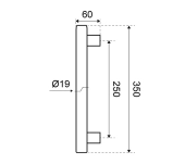 TIRADOR PORTA JANDEL 350