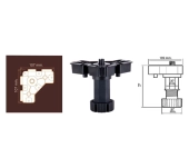 PATA MEDIANA MUEBLES COCINA PREMIUM CON TETÓN PATA MEDIANA MUEBLES COCINA PREMIUM CON TETÓN