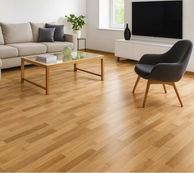 PARQUET DE MADERA HAYA VAPORIZADA PREMIUM 3 LAMAS