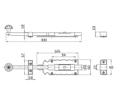 PASADOR SOBREPONER PUERTA AMIG 410