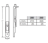 PASSADOR OCARIZ 200 D'ENCASTAR PALANCA