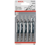 HOJAS CALAR BOSCH T 111 C BASIC FOR WOOD (5UN)