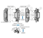 FRONTISSA OCULTA HES2S-150-A110-BL