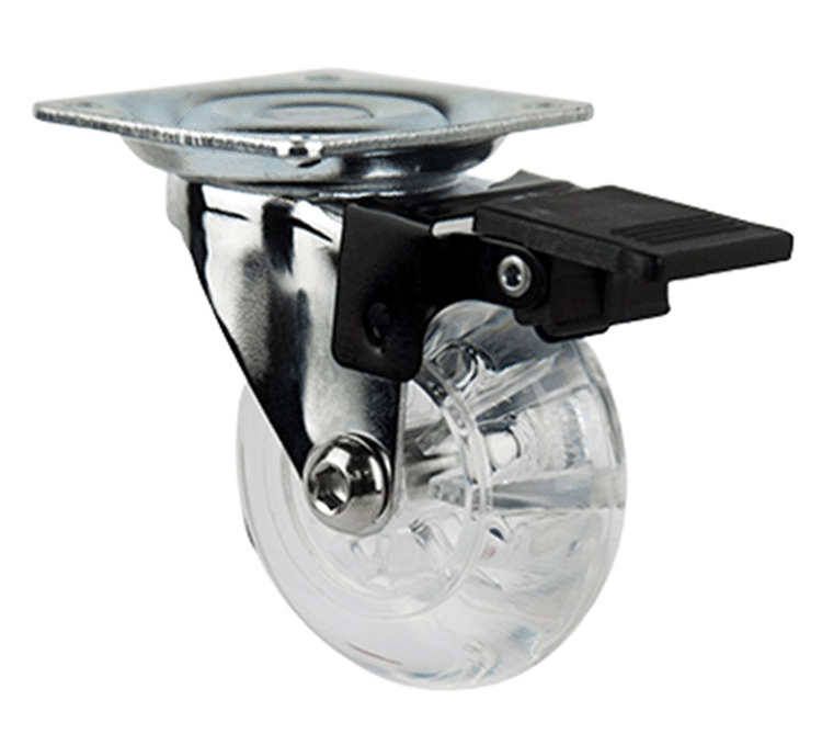 RUEDA EMMA CON PLETINA GIRATORIA Y FRENO