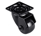 RODA EMMA BLACK AMB PLATINA GIRATÒRIA