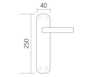 MANETES PORTA AMB PLACA BECUSA MAPD-2NE
