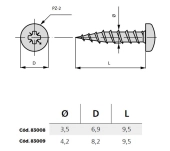 TORNILLO DIN-7981 C/REDONDA