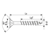 TORNILLO CABEZA PLANA TORX T20 (200)