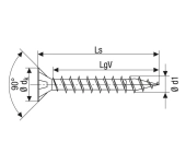 TORNILLO CABEZA PLANA TORX T20 (500)